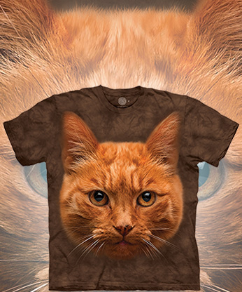 Футболка The Mountain - Orange Cat Portrait - Кошка