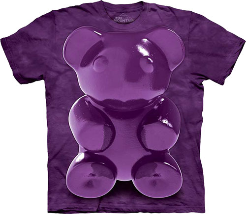 Футболка The Mountain - Purple Chewy Bear