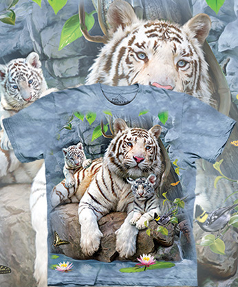 Футболка The Mountain - White Tigers of Bengal