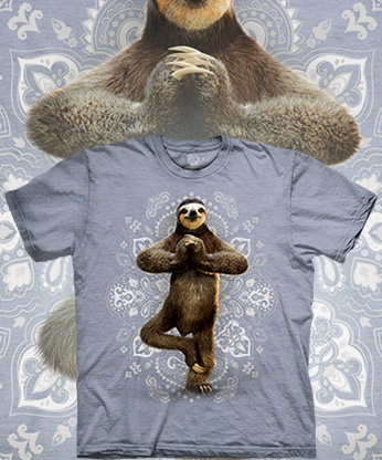 Футболка The Mountain - Namaste Sloth