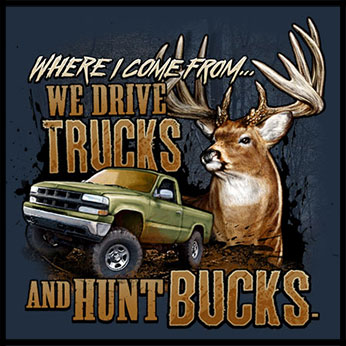 Футболка Buck Wear - Come From Trucks