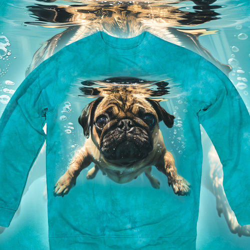 Underwater Pug