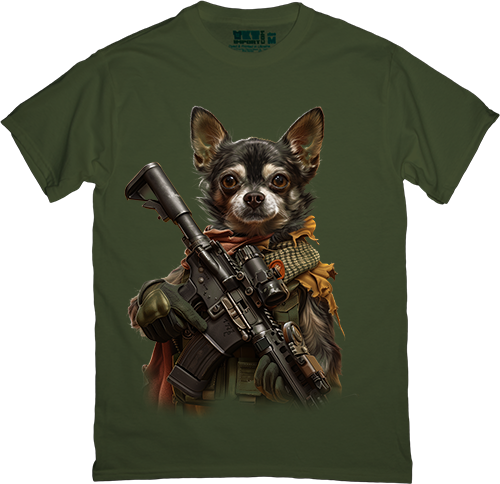  - Chihuahua Modern Warfare in Olive