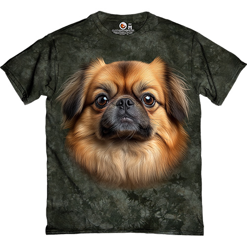  - Pekingese Face Green