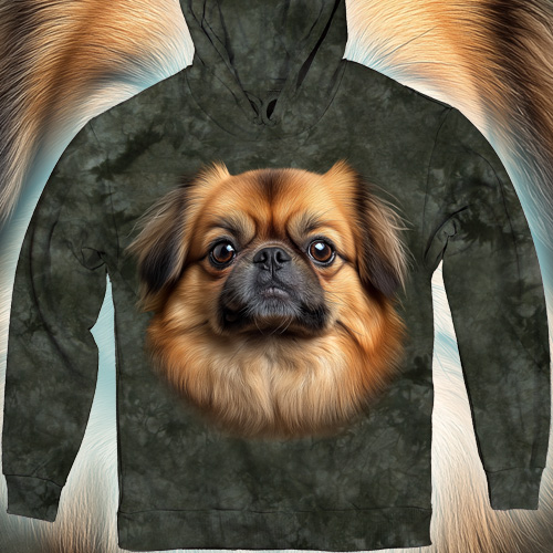 Pekingese Face Green