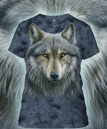 Футболка Женская The Mountain - Warrior Wolf - Волк