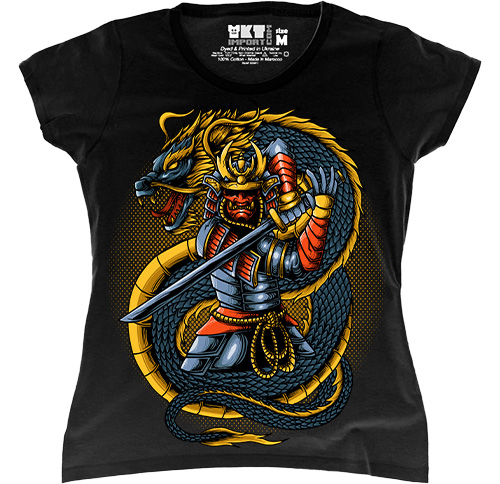   - Samurai with Dragon in Black