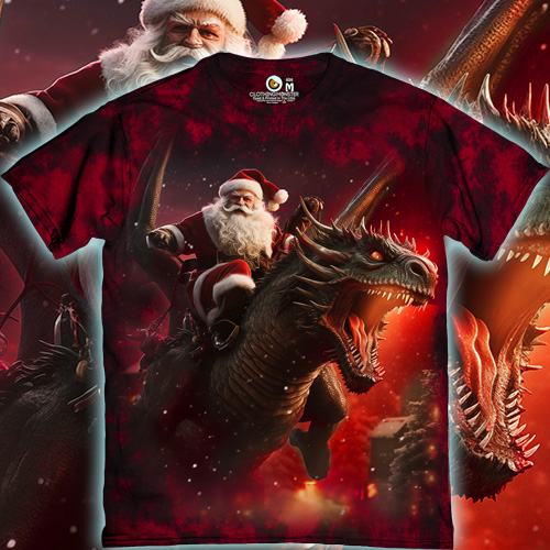 Santa Dragon Rider