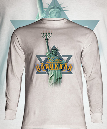 Lady Liberty Hanukkah