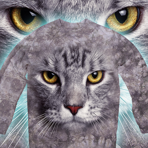 Толстовка - Silver Cat