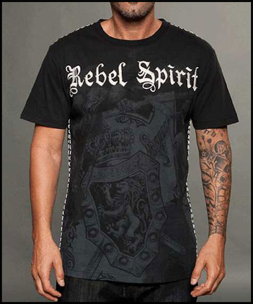 Rebel Spirit - Футболка мужская - SSK121323 - BLACK