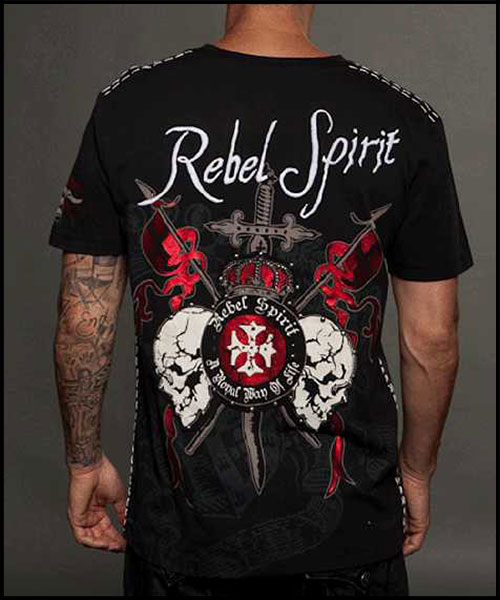 Rebel Spirit - Футболка мужская - SSK121346 - BLACK