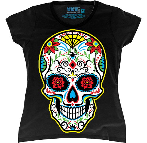   - Mexican Skull in Black