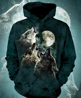 Кенгурушка The Mountain - Three Wolf Moon - Волк
