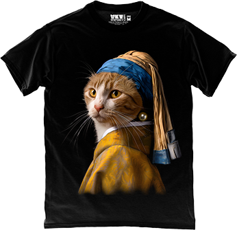 Johannes Vermeer - Cat with a Pearl Earring