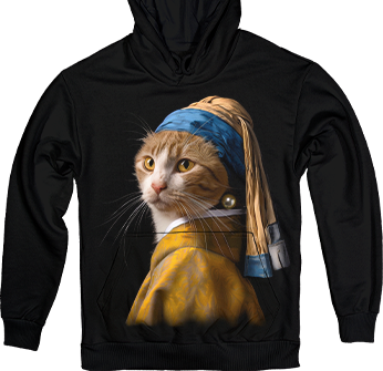 Johannes Vermeer - Cat with a Pearl Earring