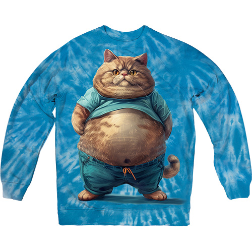  - Fat Cat in Blue