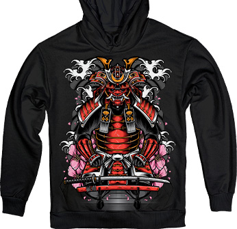 Red Samurai in Black