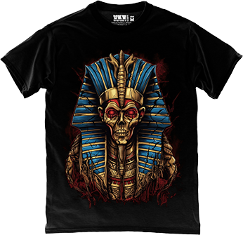  - Pharaoh Skull in Black