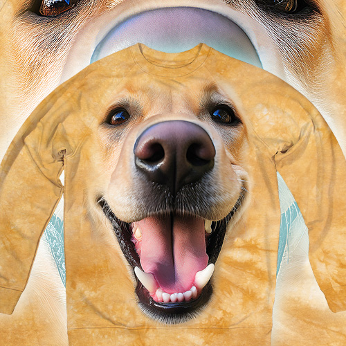 Laughing Yellow Lab - 