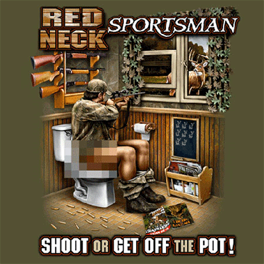 Футболка Buck Wear - Red Get Off The Pot