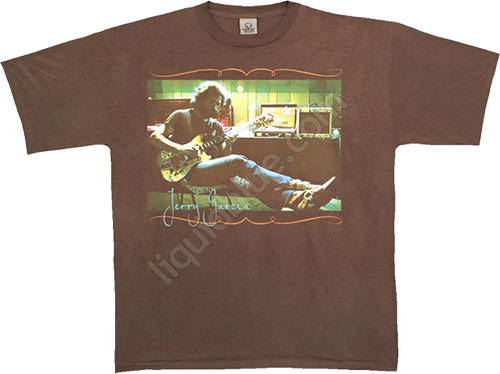 Футболка Liquid Blue - Cowboy Jerry - Grateful Dead Brown Athletic T-Shirt