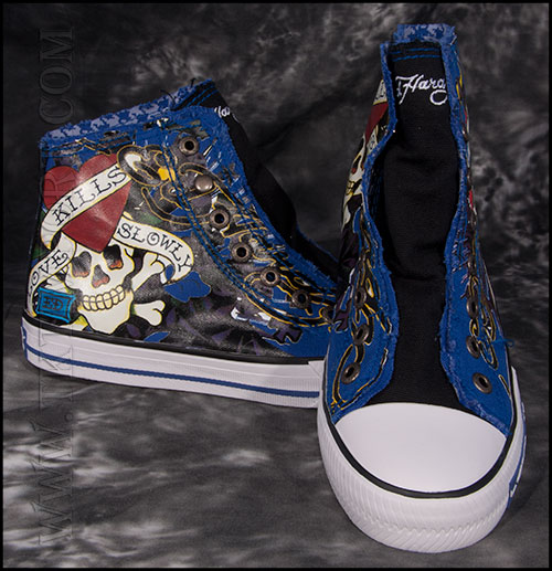 Ed Hardy -   2012 -   - Highrise Shoes Royal - Blue
