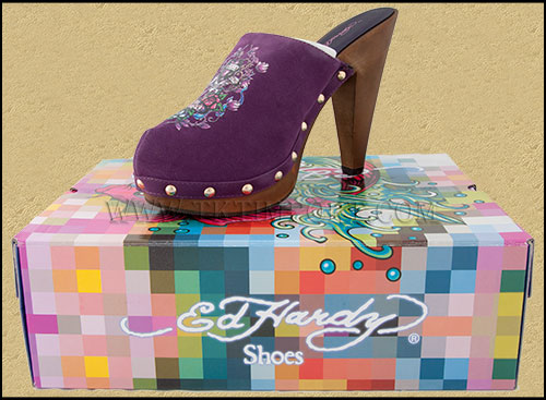 Ed Hardy - Коллекция ВЕСНА 2012 - Туфли женские - Portland Heel - Purple
