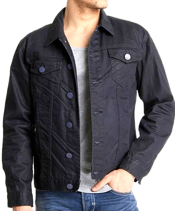 Мужская джинсовая куртка Justing Jeans - J-5001-EP-Navy