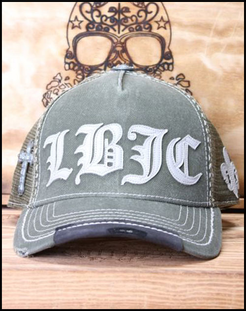 Laguna Beach - Головные Уборы - LBJC Olive Trucker Hat