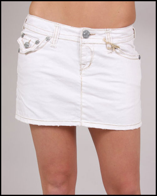 Laguna Beach -  - Redondo Beach White Mini Skirt