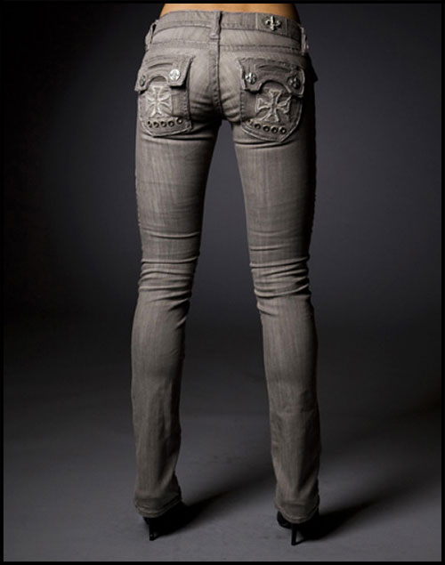 Laguna Beach - Джинсы Женские - Womens The Wedge GGG Straight Leg Denim Titanium Collection