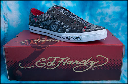 Ed Hardy - Коллекция ВЕСНА 2012 - Кеды мужские - LR Oakland Shoes - Black