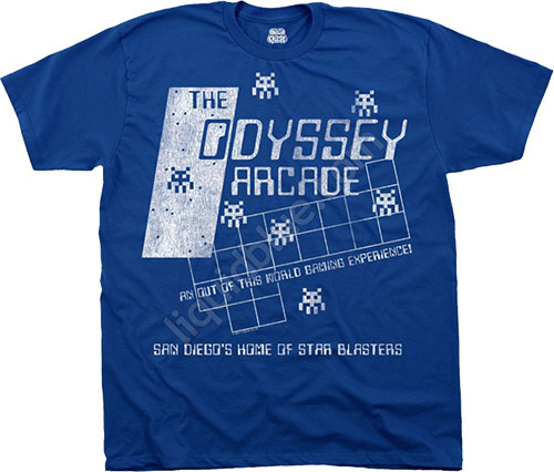  Liquid Blue - American Cheese - Athletic T-Shirt - Odyssey Arcade