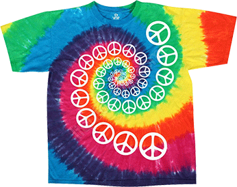 Rainbow Spiral Peace