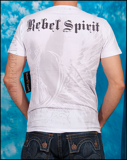 Rebel Spirit - Футболка мужская - SSK121291 - WHITE