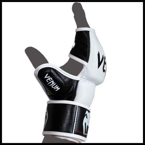 Venum -  - Undisputed MMA Gloves - Nappa Leather - White