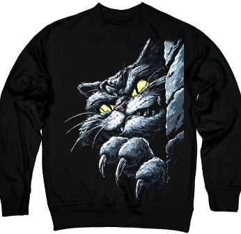 Темний Кіт із Жовтими Очима