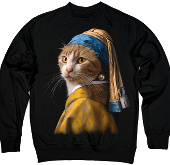 Johannes Vermeer - Cat with a Pearl Earring
