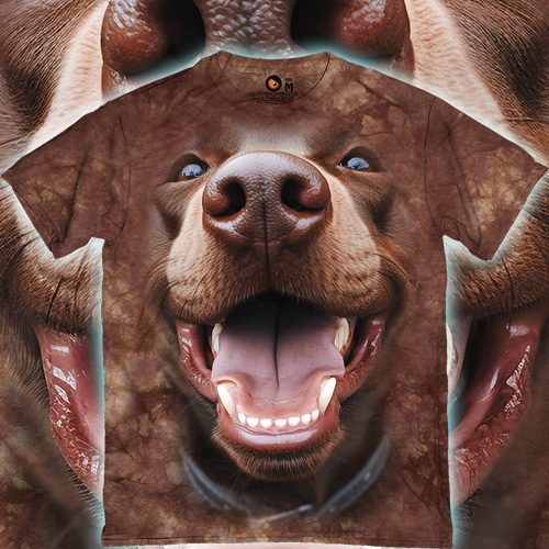 Худі - Грумпі-Кіт у Гірляндах Футболка · Laughing Labrador · Лабрадор