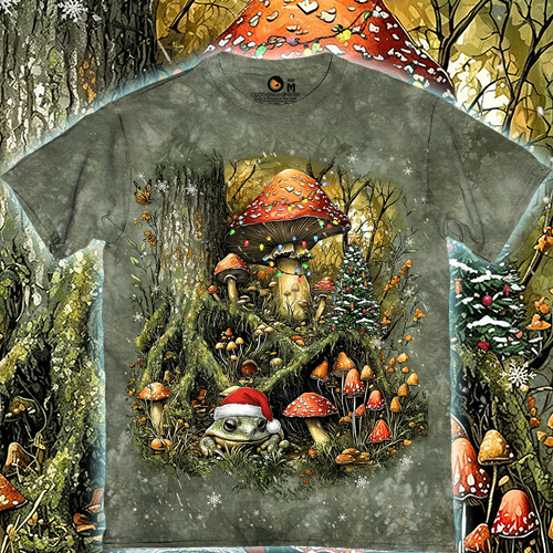 Лісові Гриби та Жабка на Різдво