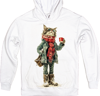 Хіпстерський Кіт на Морозі