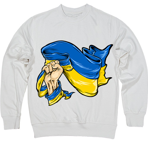 Свитшот - Ukraine Hand with Flag