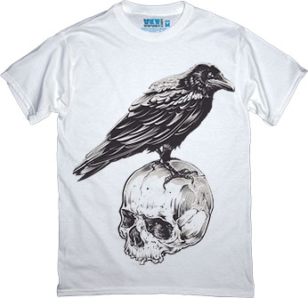 Футболка - Raven and Skull