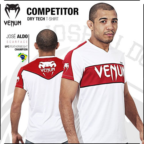 Venum - Футболка - Competitor - Ice/Red