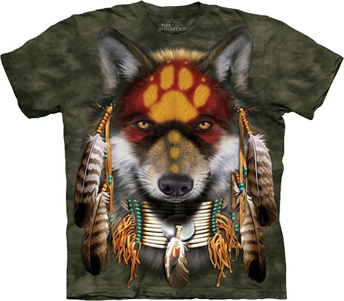 Футболка The Mountain - Native Wolf Spirit