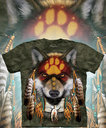 Футболка The Mountain - Native Wolf Spirit