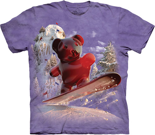 Футболка The Mountain - Snowboard Bear