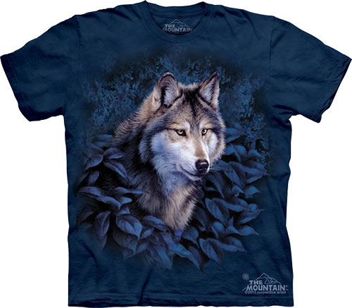 Футболка The Mountain - Wolf In Blue Foliage