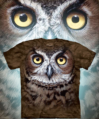 Футболка The Mountain - Great Horned Owl Head